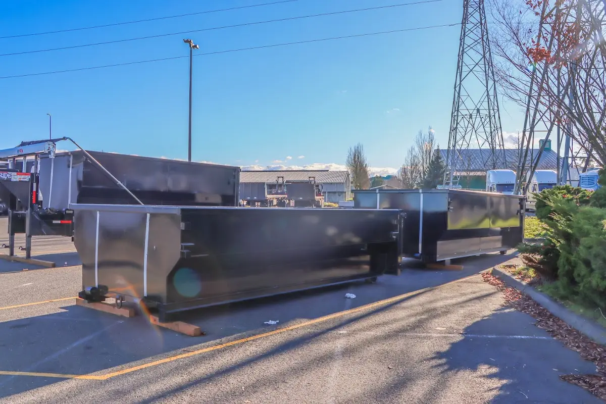 Professional dumpster rental and junk removal service in Los Chaves